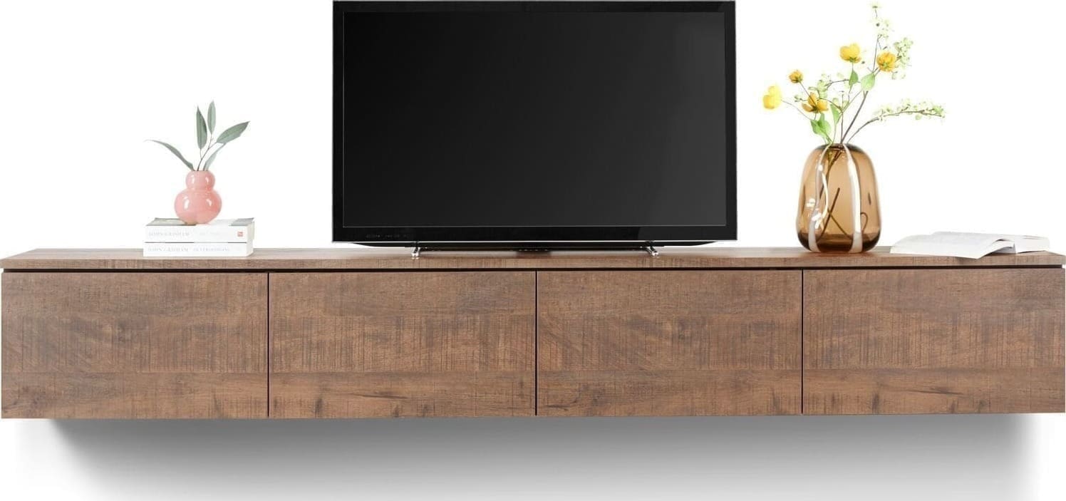 Profijt Meubel Tv-meubel Selero 241 cm bruin Bruin Tv-meubel|Tv-dressoir