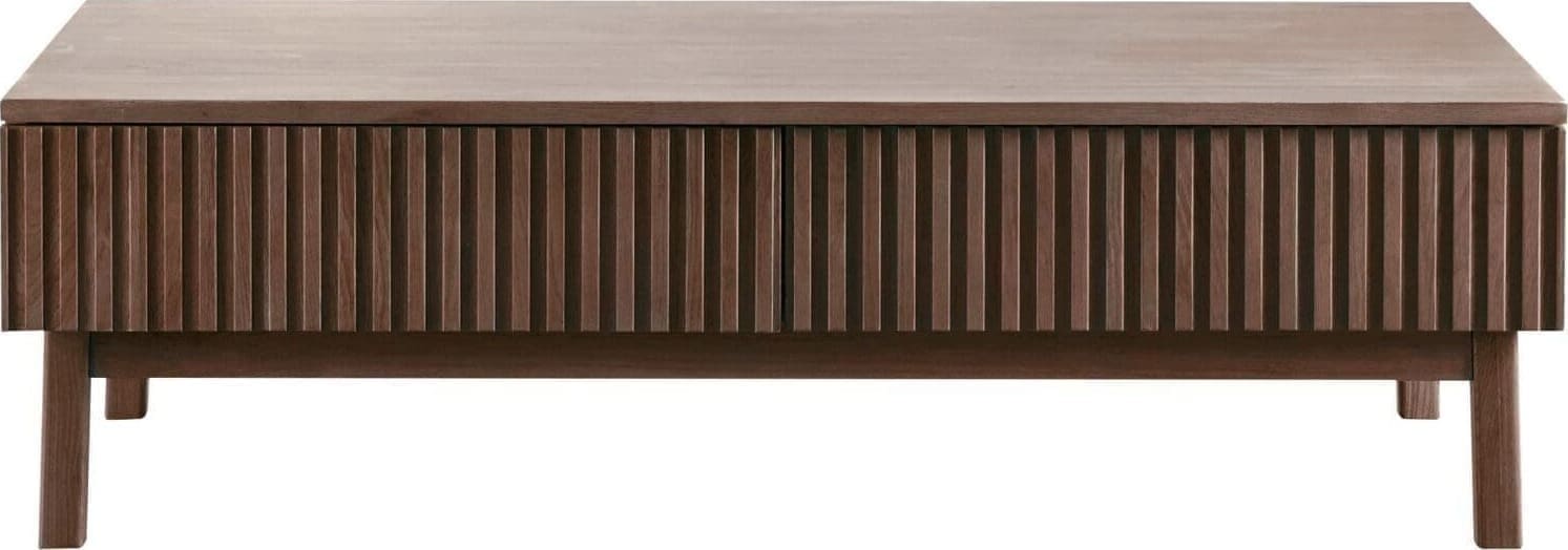 Pronto Wonen Salontafel Arrosto eikenhout 70x135 cm rechthoekig Dark Roast Bruin Salontafel