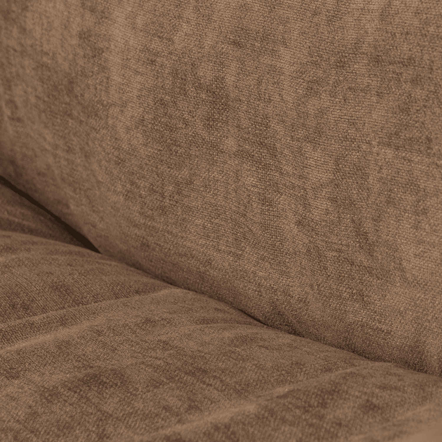 WOOOD Baggy 1-zitsbank geweven chenille bruin Bruin Modulaire banken