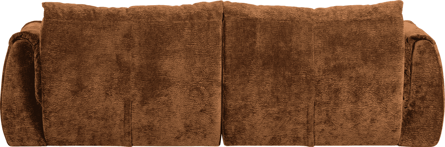 WOOOD Baggy 2-zitsbank 3d chenille middenbruin Bruin