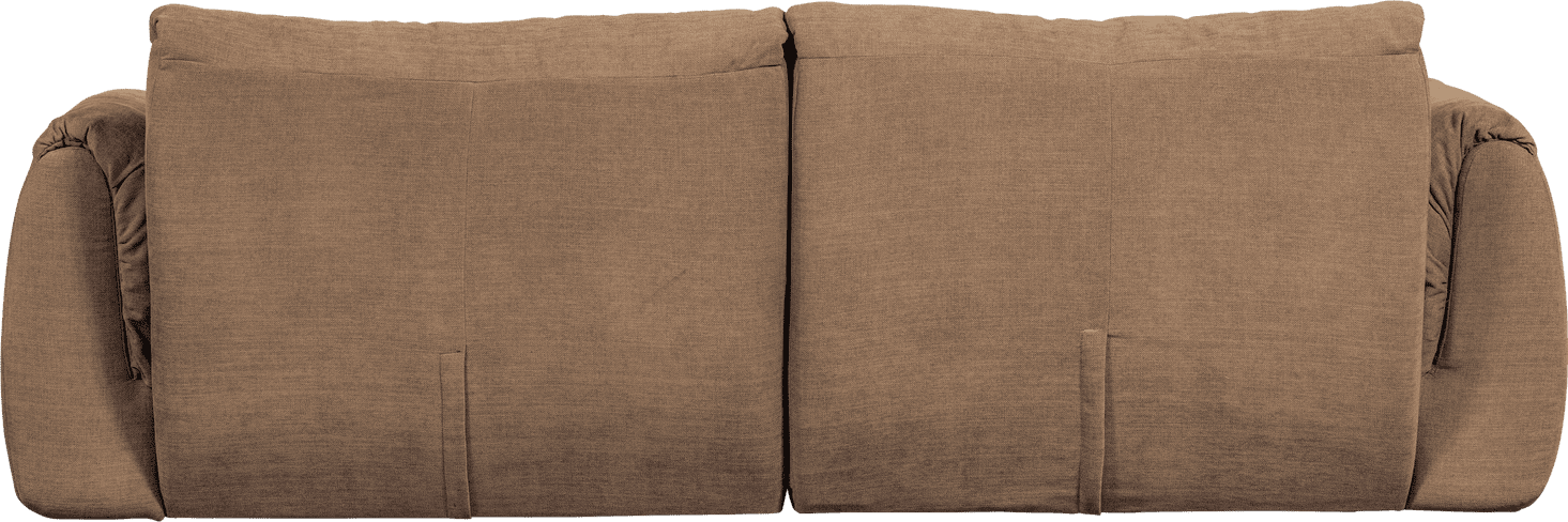 WOOOD Baggy 2-zitsbank geweven chenille bruin Bruin