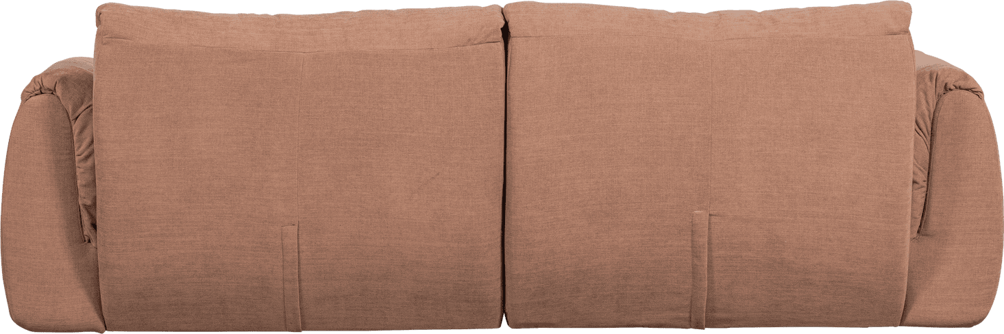 WOOOD Baggy 2-zitsbank geweven chenille oud roze Blauw
