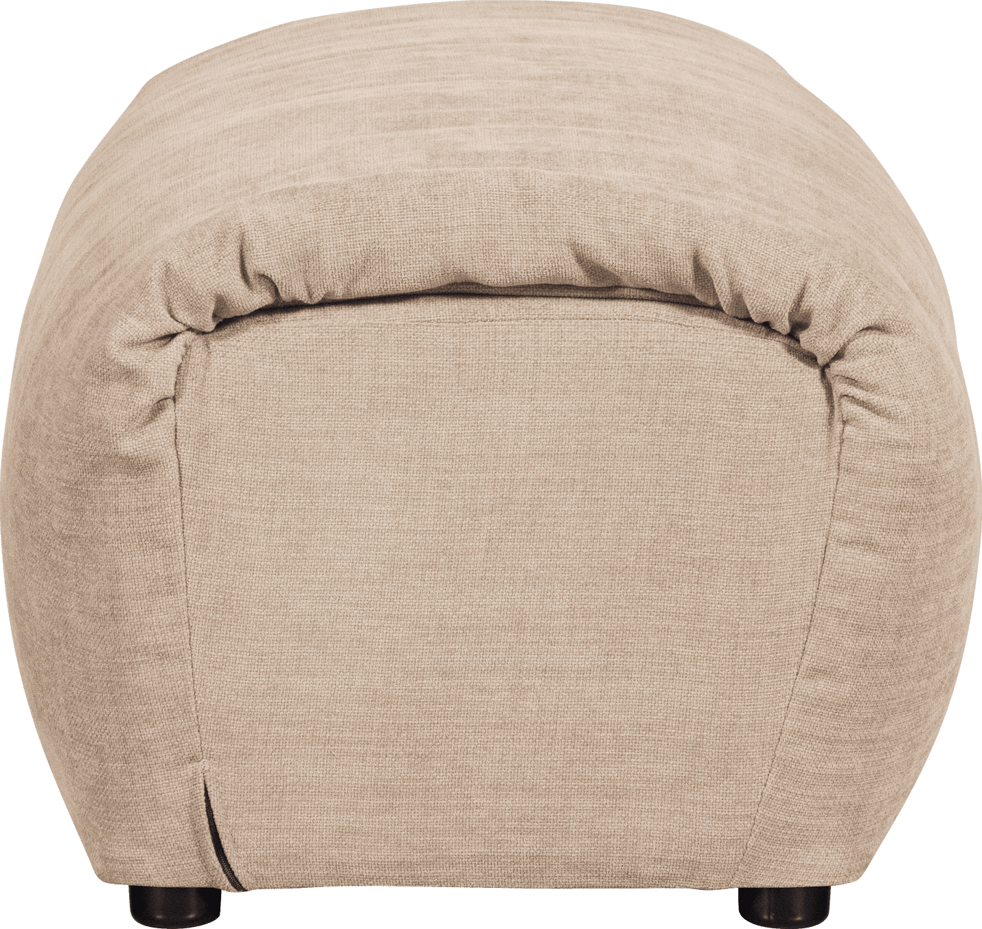 WOOOD Baggy hocker geweven chenille zand Beige|Bruin Hocker