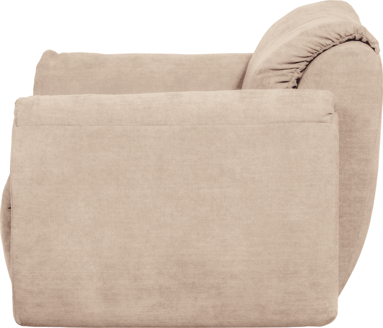 WOOOD Baggy loveseat geweven chenille zand Beige|Bruin 2-zitsbank