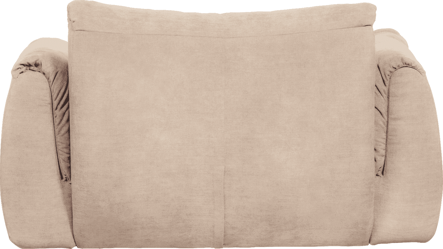 WOOOD Baggy loveseat geweven chenille zand Beige|Bruin 2-zitsbank