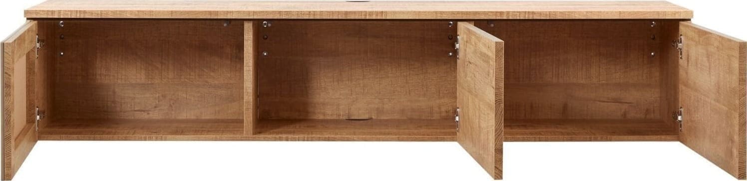 Tv-meubel Selero 181 cm bruin zwevend - Afbeelding 3