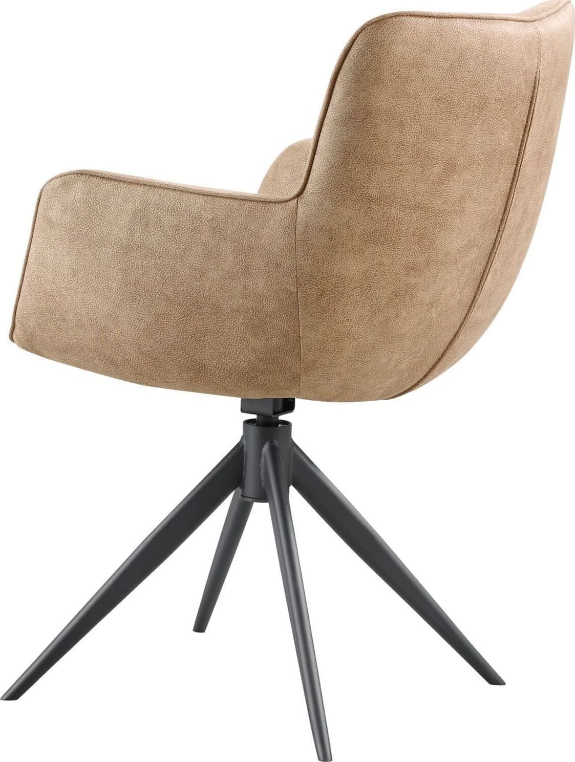 Armstoel Lasanto microvezel taupe - Afbeelding 2