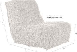 Fauteuil Hamilton Recliner Cappuccino - Afbeelding 15
