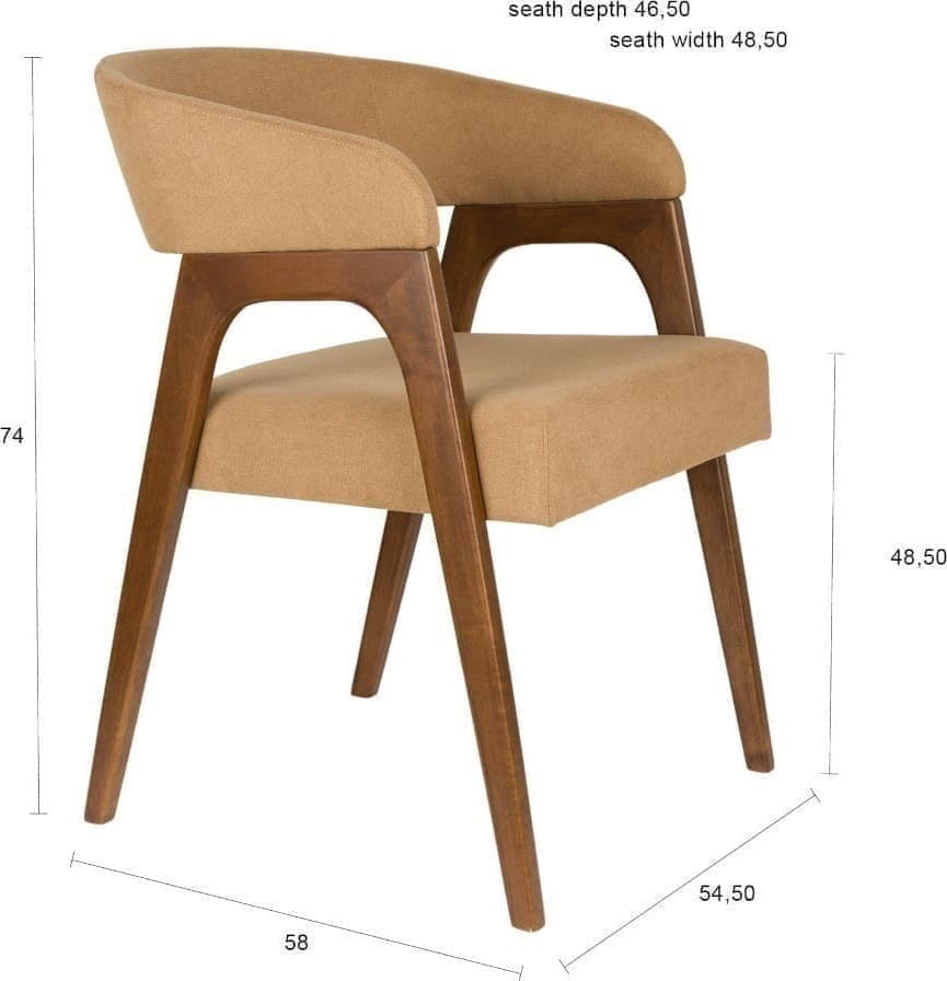 Armstoel Adamello Beige - Afbeelding 12