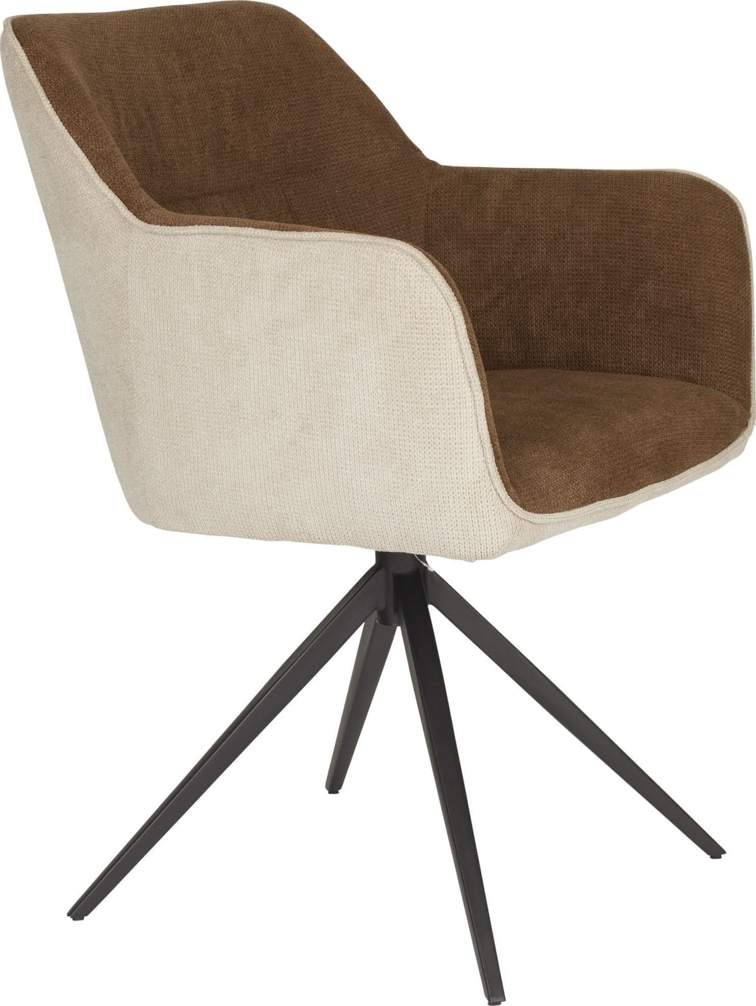 Armstoel Daley Beige/brown - White Label Living