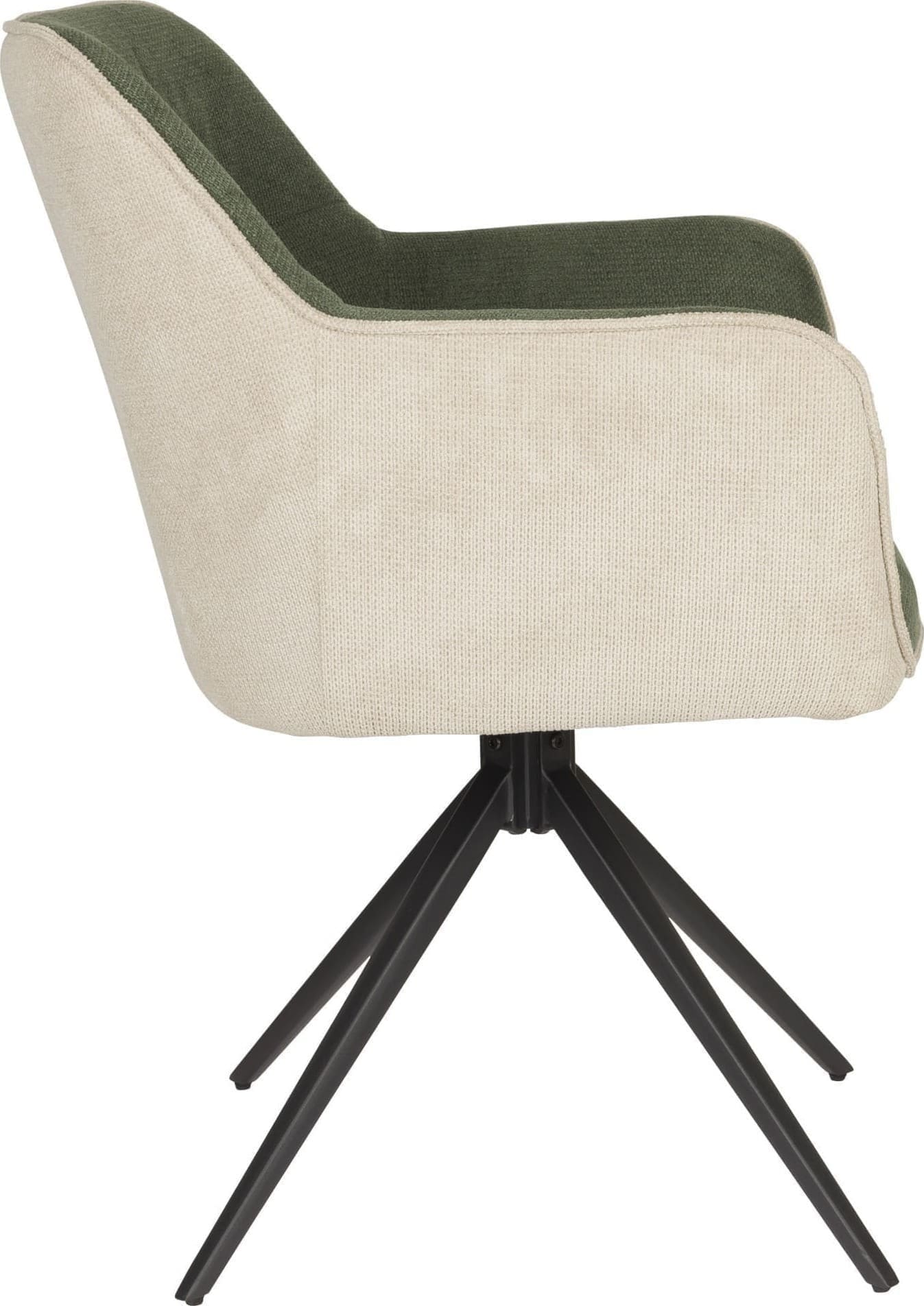 Armstoel Daley Beige/green - Afbeelding 3