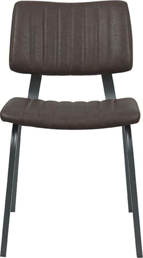 Eetkamerstoel Gusto - Donkerbruin - PU-Leder - Afbeelding 2