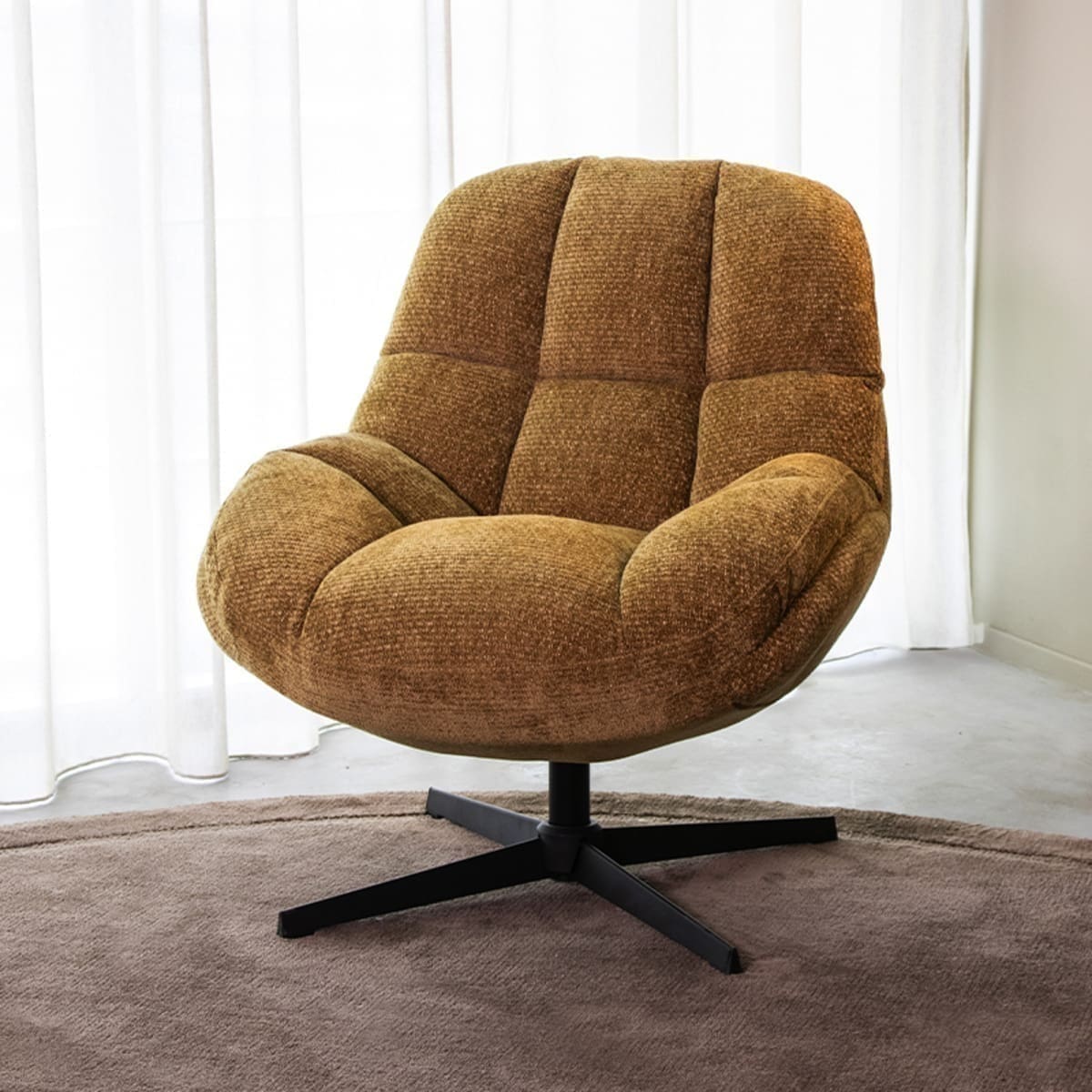 Fauteuil Huxley - Mustard - Elite - Afbeelding 2