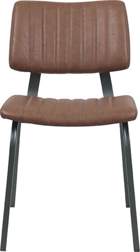 Eetkamerstoel Gusto - Bruin - PU-Leder - Afbeelding 2