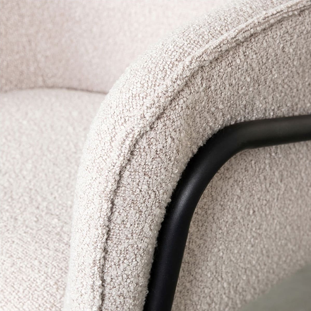 Eetkamerstoel Dexter - Naturel - Boucle - Afbeelding 6