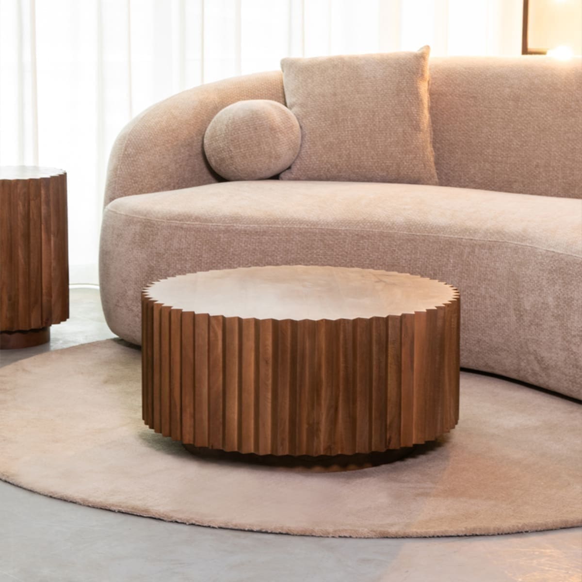 Salontafel Novan - Nature - Mangohout - Afbeelding 2