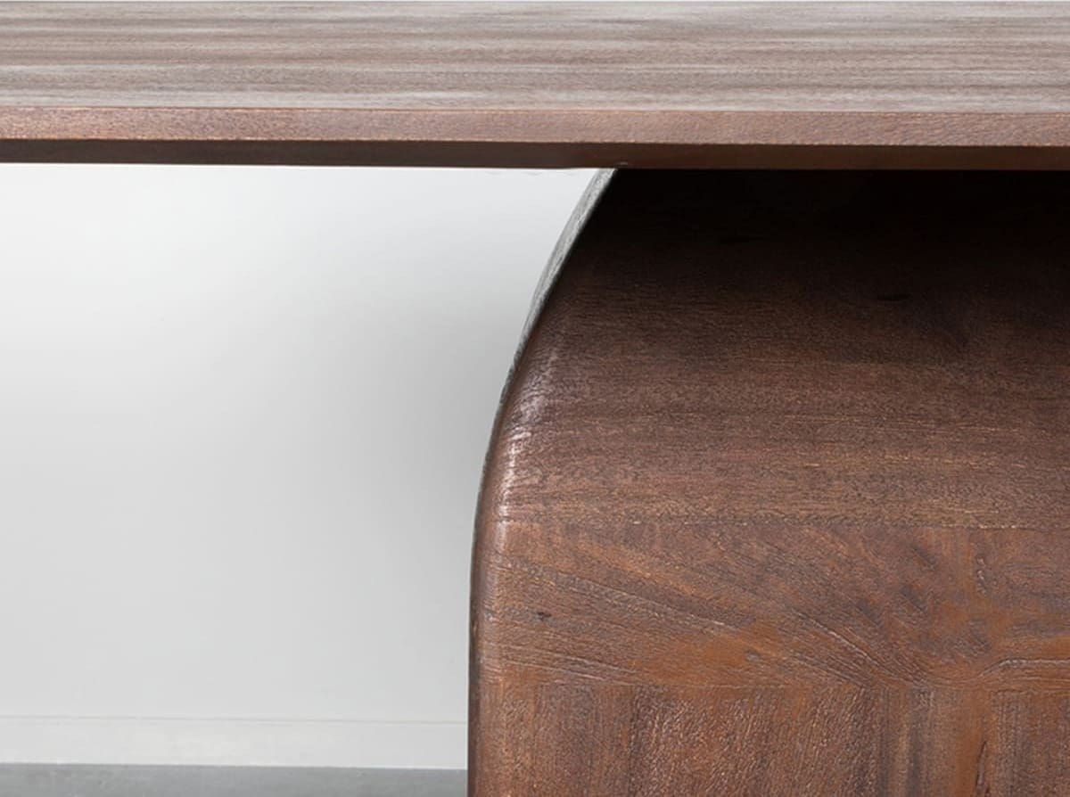 Eetkamertafel Owen - Espresso - Mangohout - Afbeelding 3