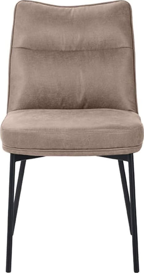 Eetkamerstoel Lennon - Taupe - Micro Suede - Afbeelding 2