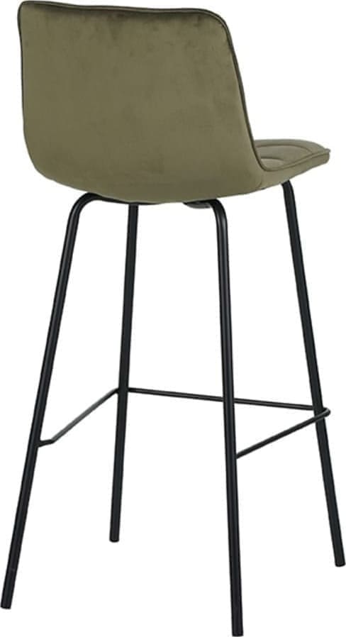 Barkruk Bistro - Hunter - Fluweel - Afbeelding 4