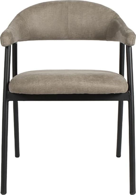 Eetkamerstoel Amaze - Taupe - Micro Suede - Afbeelding 2