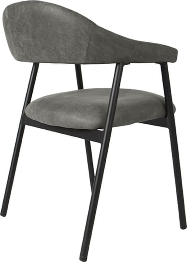 Eetkamerstoel Amaze - Antraciet - Micro Suede - Afbeelding 4