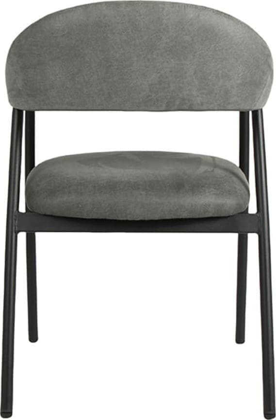 Eetkamerstoel Amaze - Antraciet - Micro Suede - Afbeelding 5