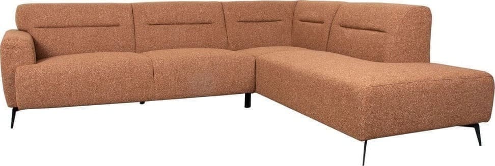 Hoekbank Bolzano - Coral - Boucle - Rechts