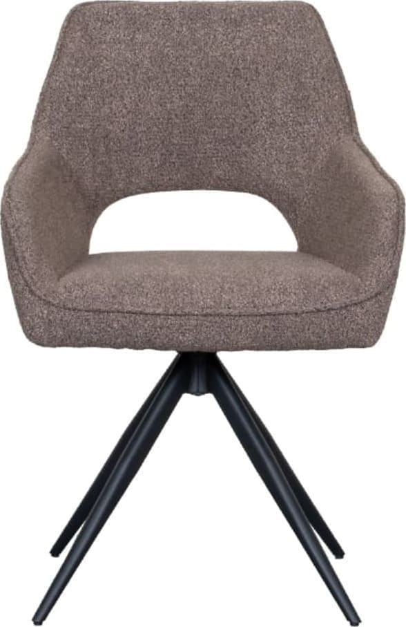 Eetkamerstoel Finley - Bruin - Boucle - Afbeelding 2