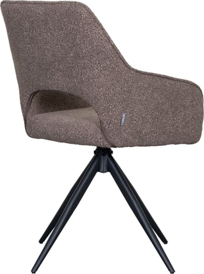 Eetkamerstoel Finley - Bruin - Boucle - Afbeelding 3