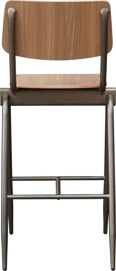 Barkruk Solid - Bruin - Hout - Zithoogte 75 - Afbeelding 4