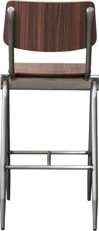 Barkruk Solid - Donkerbruin - Hout - Zithoogte 75 - Afbeelding 4
