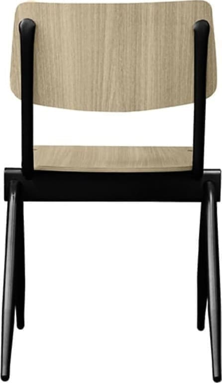 Eetkamerstoel Solid - Naturel - Hout - Afbeelding 4