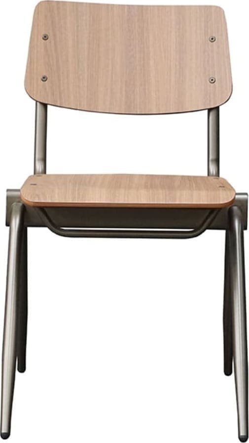 Eetkamerstoel Solid - Bruin - Hout - Afbeelding 2