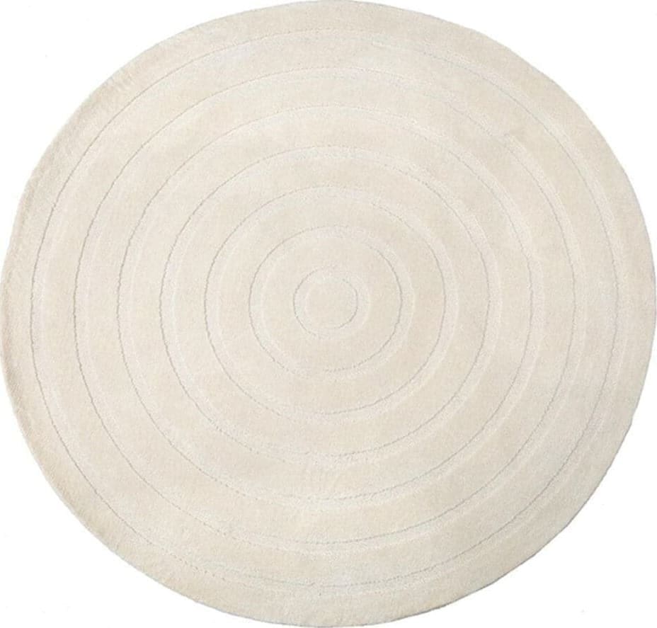 Vloerkleed Agra - Ivory - Synthetisch - 150x150 cm