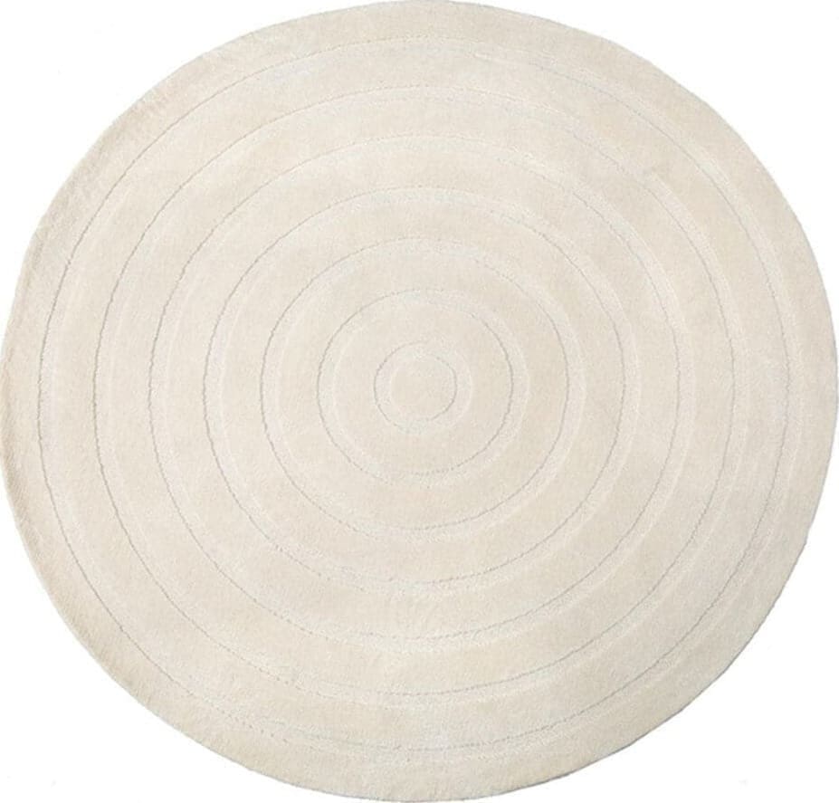 Vloerkleed Agra - Ivory - Synthetisch - 200x200 cm