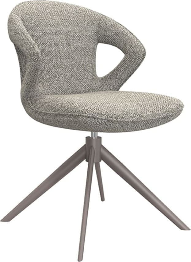 Eetkamerstoel Zurich - Truffel grijs - Boucle - Afbeelding 2