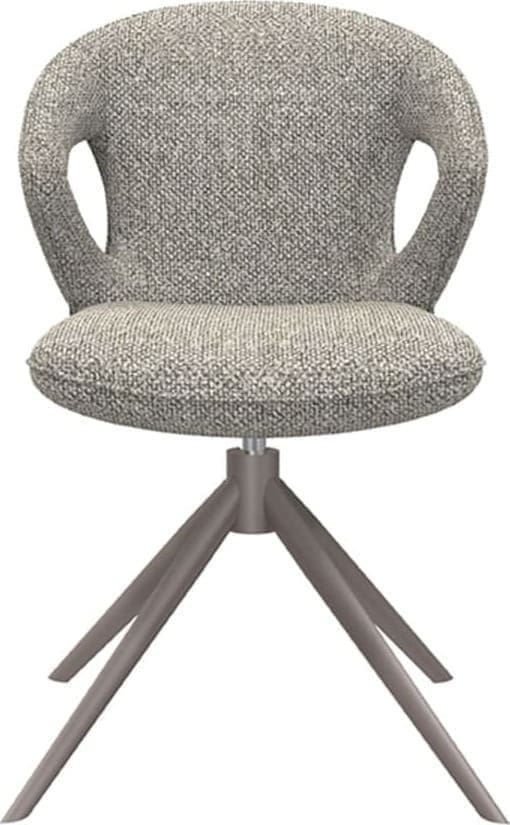 Eetkamerstoel Zurich - Truffel grijs - Boucle - Afbeelding 3