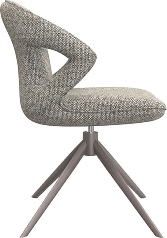 Eetkamerstoel Zurich - Truffel grijs - Boucle - Afbeelding 4