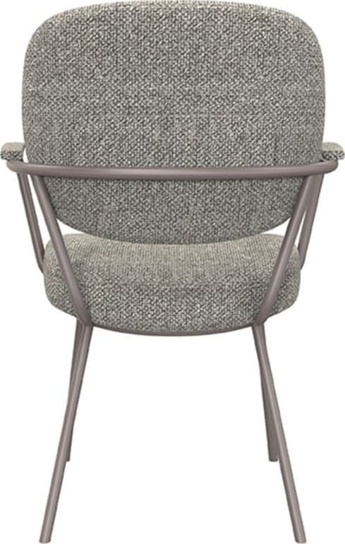 Eetkamerstoel Lausanne - Truffel grijs - Boucle - Afbeelding 4