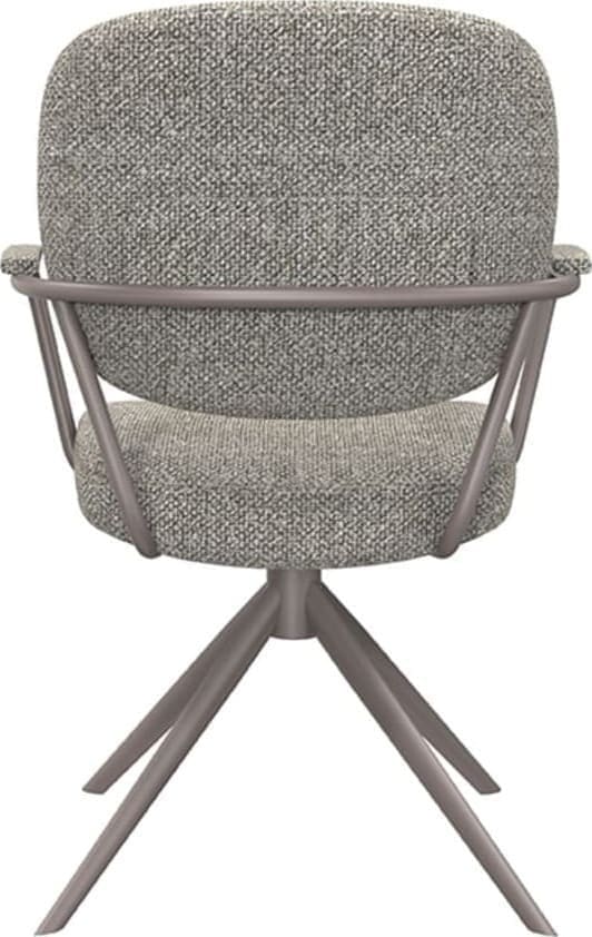 Eetkamerstoel Basel - Truffel grijs - Boucle - Afbeelding 5