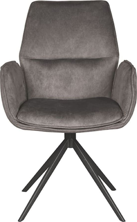 Eetkamerstoel Mellow - Antraciet - Cosmo - Zwart Onderstel - Afbeelding 6