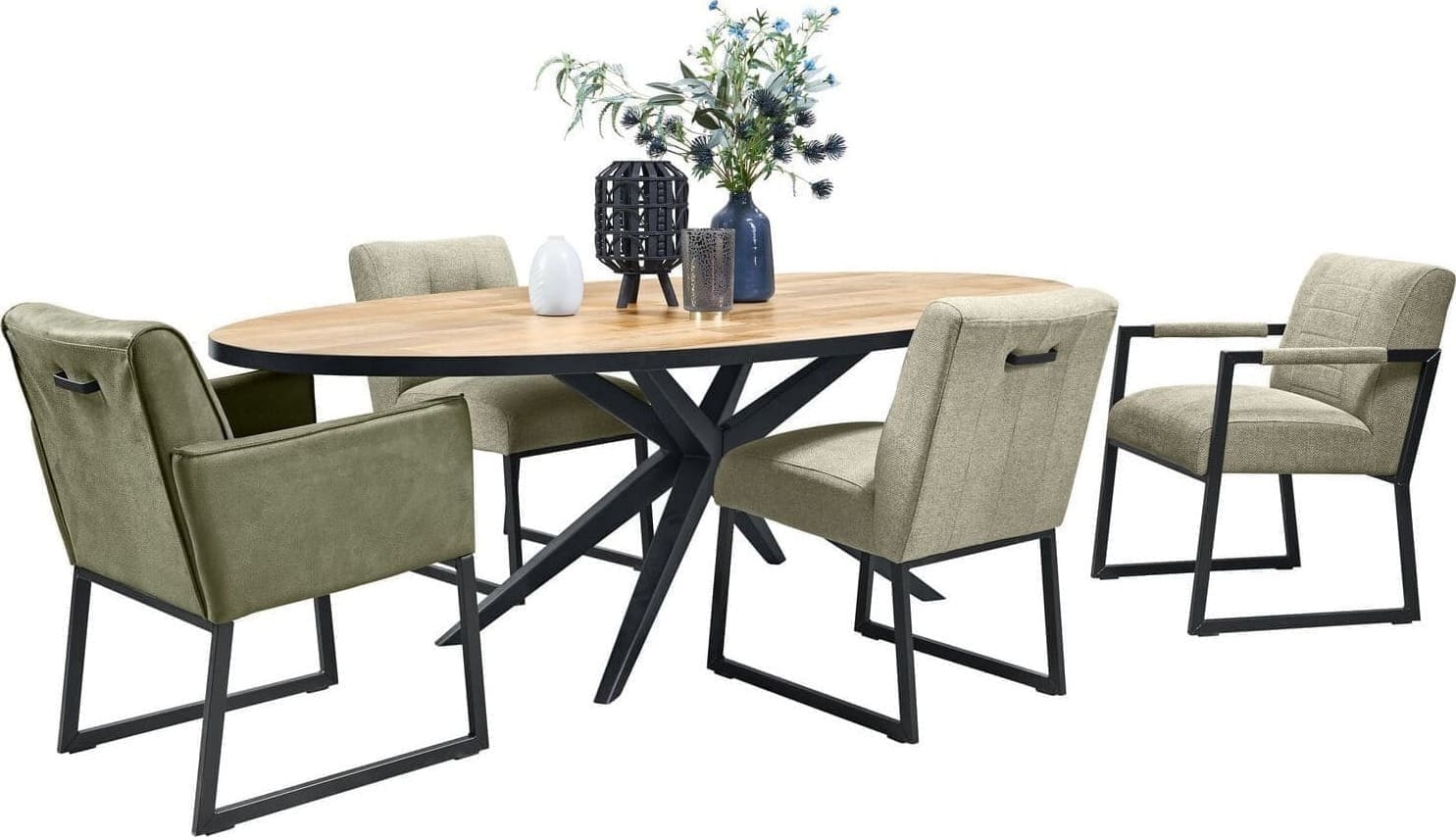 Eettafel Sandton 250x128 cm ovaal - Afbeelding 2