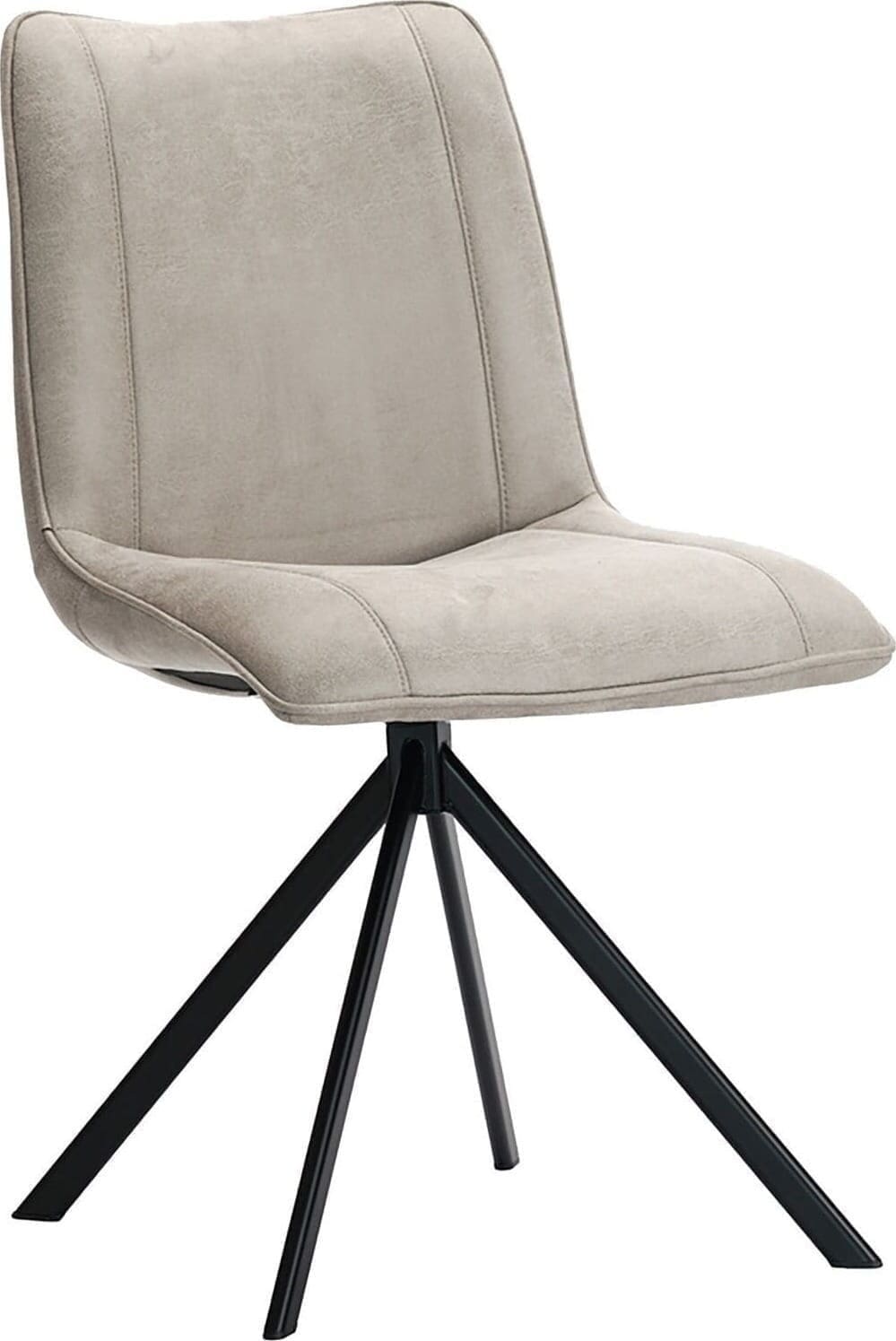 Eetkamerstoel Fare microleder beige