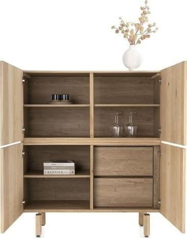 Azulo highboard 120 cm - 4-deuren - Afbeelding 3