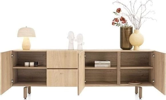 Azulo dressoir 240 cm - 3-deuren + 2-laden - Afbeelding 3