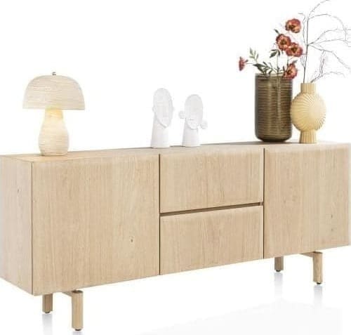 Azulo dressoir 200 cm - 2-deuren + 2-laden - Afbeelding 2