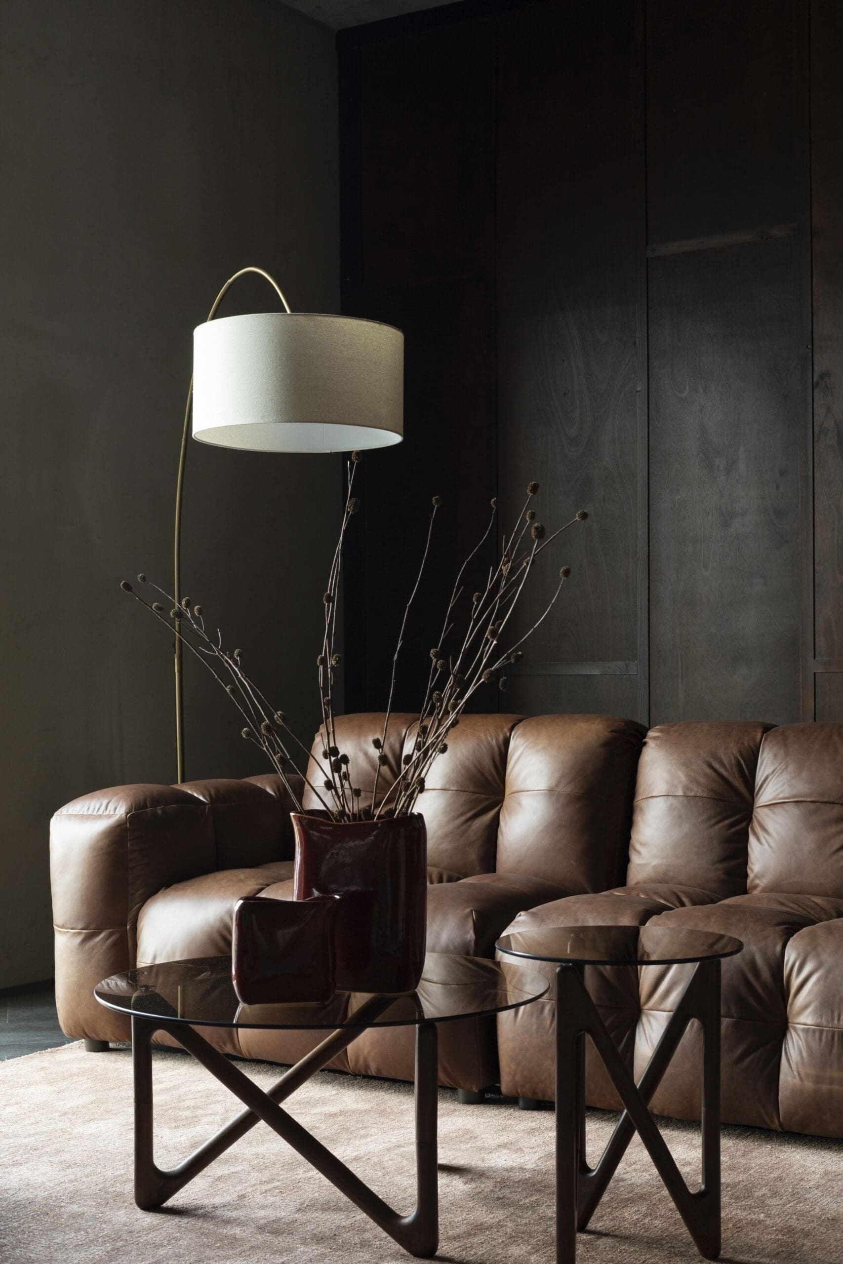 Bank Hackman 3-zitsbank Leather Chocolate - Afbeelding 2