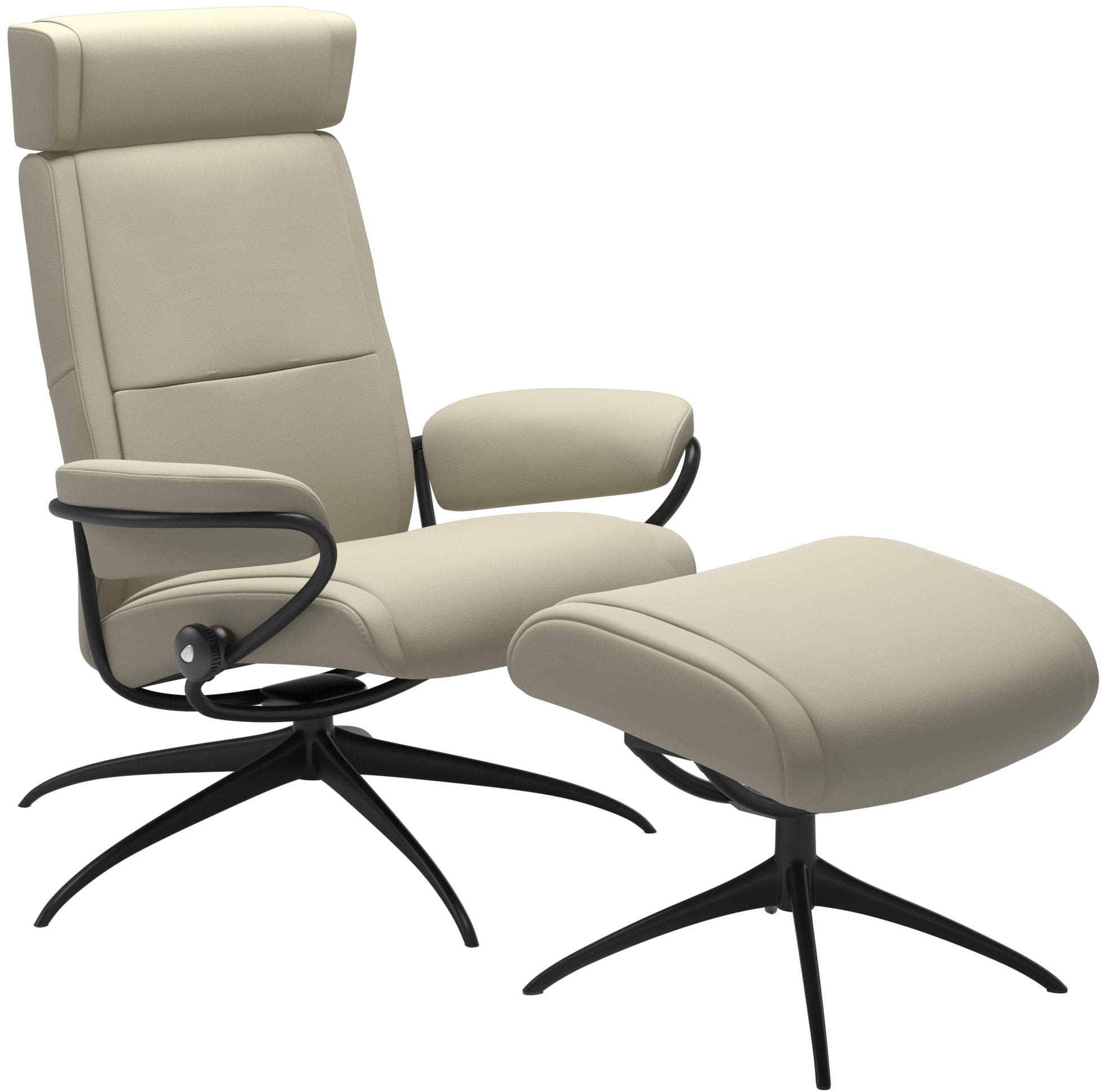 Stressless Paris Star Fauteuil + Verstelbare Hoofdsteun