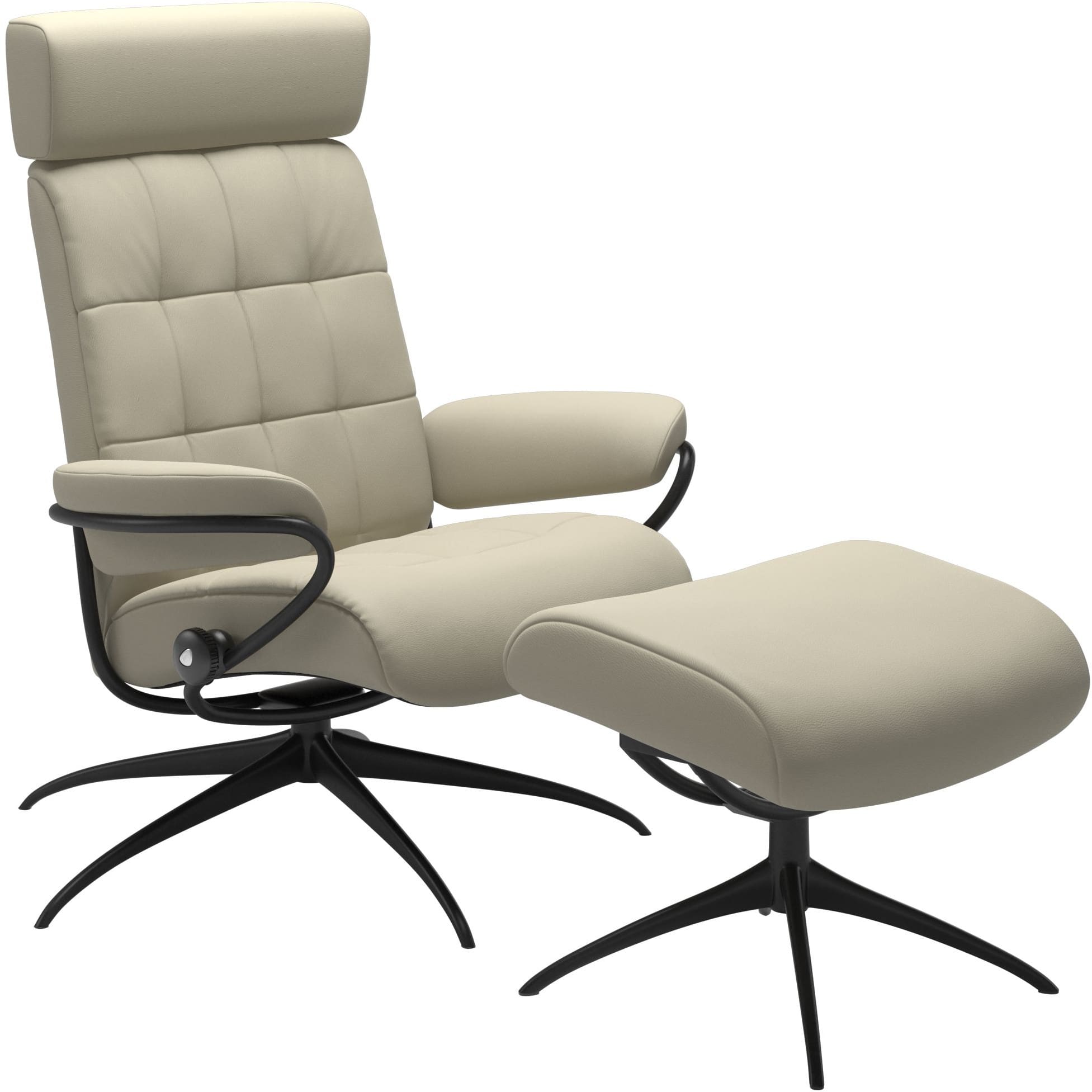Stressless London Star Fauteuil + Verstelbare Hoofdsteun