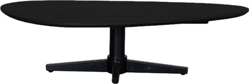 Salontafel Rosie - Zwart - Mangohout - 140 cm - Afbeelding 2